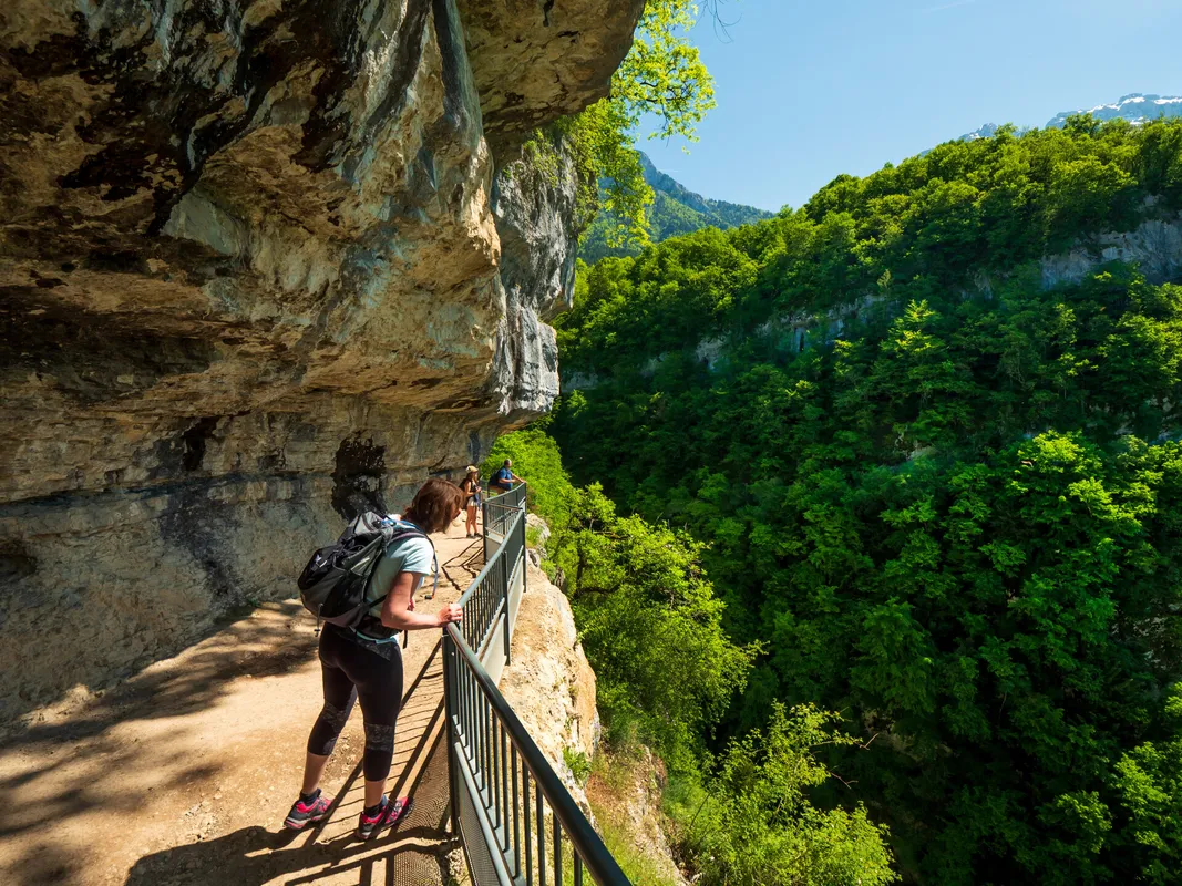 Sentier de randonnée montagne